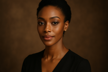 black girl with fine face