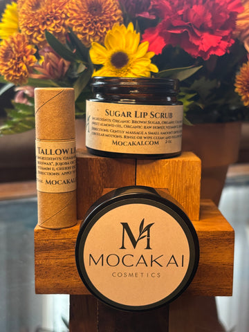 Sugar Lip Scrub and Tallow Lip Balm Set